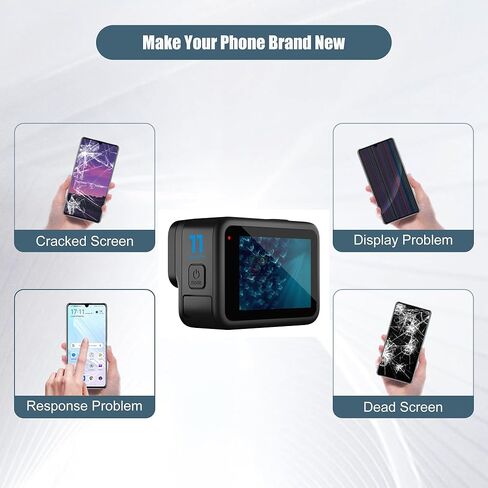 شاشة LCD رقمية متوافقة مع GoPro Hero 9 10 11 شاشة LCD تعمل باللمس مع أدوات in Saudi Arabia