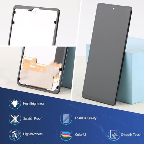 YWLRONG لشاشة Google Pixel 7 البديلة لشاشة Pixel 7 GVU6C GQML3 GO3Z5 شاشة LCD تعمل باللمس استبدال مجموعة محول الأرقام مع الأدوات in Kuwait
