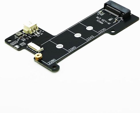 Sintech M.2 NVMe to PCIe 16pin FPC Adapter Card with Heatsink for Raspberry Pi 5 (Support 2230,2242,2280 SSD) in Saudi Arabia