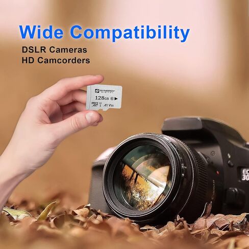 Synergy Digital Camera Memory Card, Works with Canon Ivy CLIQ Digital Camera, 128GB Micro SD Secure Digital Memory Card in Kuwait