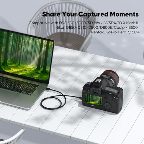 كابل القرص الصلب الخارجي بطول 3 أقدام، 5 جيجابت في الثانية عالي السرعة USB 3.0 Micro B بديل لسلك Seagate WD My Passport Toshiba Canvio LaCie Elements SSD، الكاميرا، الماسح الضوئي المحمول Brother، الكمبيوتر المحمول، الكمبيوتر اللوحي in Kuwait