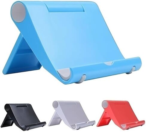 1pc Mobile Phone Holder Tablet Universal Lazy Stand Desktop Multifunctional Foldable Portable Phone Holder (Yellow) in Saudi Arabia