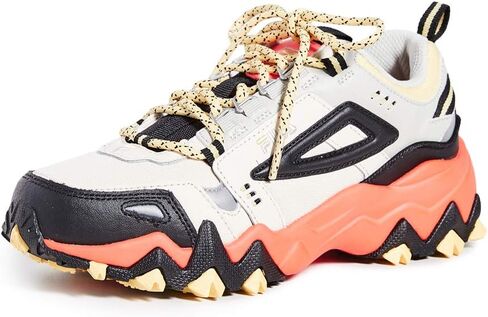 Fila Women's Oakmont Leather Chunky Athletic Hiking Trail Sneaker White Size 11 in Saudi Arabia
