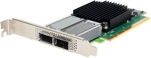 Mellanox MCX516A-CDAT ConnectX-5 100GbE Dual Port QSFP28 Network Adapter w/ Bracket (Renewed) in Saudi Arabia