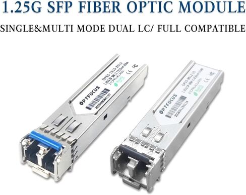 وحدة إرسال واستقبال الألياف الضوئية SFP 1.25G، وضع واحد، موصل LC مزدوج، الطول الموجي 1310 نانومتر (1 قطعة LCx2 SingleMode) in Kuwait