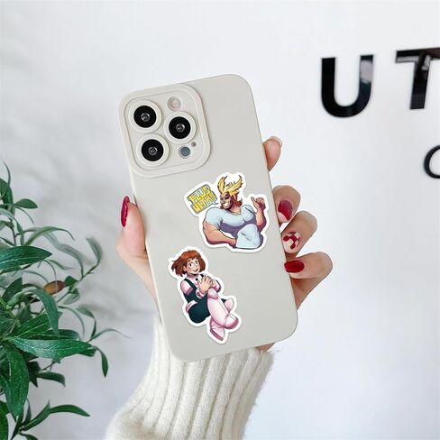 50pcs My Hero Academy Cartoon Anime Stickers Mixed Pack,Anime Sticker for Teens Waterproof Stickers for Water Bottle Laptop Luggage Helmet Skateboard Guitar (yxxy50) in Saudi Arabia