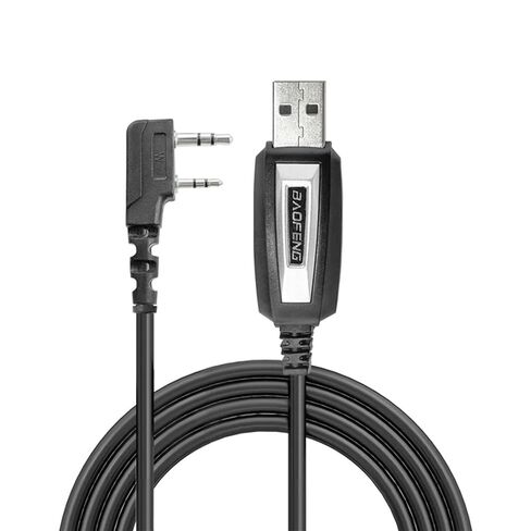 ملحقات راديو كابل برمجة BAOFENG | ملحقات راديو هام لـ UV-5R، BF-888S، BF-F8HP | يشتمل على قرص مضغوط ودليل للسائق | متوافق مع تشيرب، ويندوز، ماك in Saudi Arabia