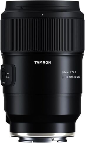 Tamron 90mm f/2.8 Di III VXD Macro Lens for Sony E, with Lens Case, Filter Kit, Lens Cap Tether, LensPen Cleaner, Tamron 6 Year Limited Warranty in Saudi Arabia