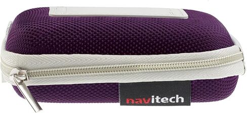 Navitech Purple Hard Protective Earphone Case Compatible With Audio Technica QuietPoint ATH-ANC23 in Saudi Arabia