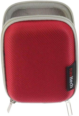 Navitech Red Hard Protective Earphone Case Compatible With JVC HA EC20BT Redtooth Earphones in Saudi Arabia