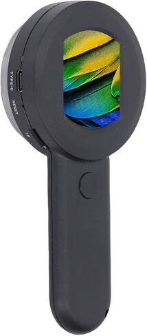 Portable Handheld Magnifying Glass,Handheld Digital Microscope with 2.0 Inch Screen Led Light for Repair Reading Science Educational Fun Birthday Gift (64GB) in Saudi Arabia