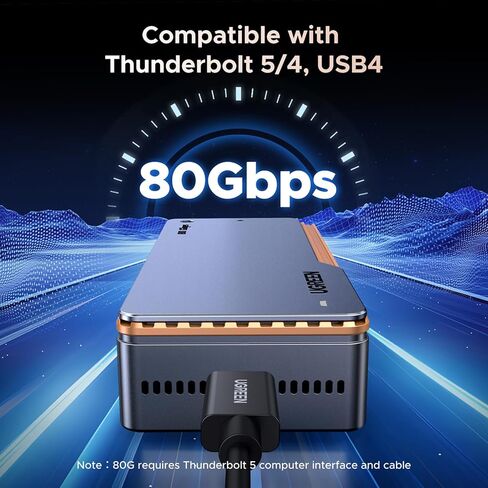 UGREEN 10Gbps NVMe SSD Enclosure Bundle with 80Gbps NVMe SSD Enclosure in Saudi Arabia