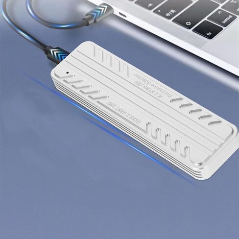 NUOBESTY SSD Enclosure Aluminum Alloy USB-c Adapter External SSD Case for Pcie Nvme Drives High-Speed USB Compact Storage in Saudi Arabia
