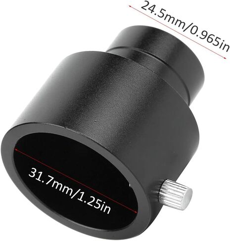Astronomical Telescope Eyepiece Adapter Ring 1.25in, Suitable Scope for Many Products, Aluminum Alloy Material, Easy to Install and Use in Saudi Arabia