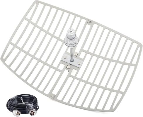 24dBi 5.8G LTE هوائي شبكي مكافئ 5725-5850 ميجا هرتز هوائي خارجي خارجي N-Type أنثى مع كابل 5 متر in Kuwait