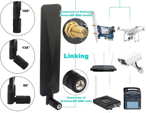 Cellular Trail Camera Replacement Upgraded High Gain 12dbi RP-SMA Male Antenna 4pcs in Saudi Arabia