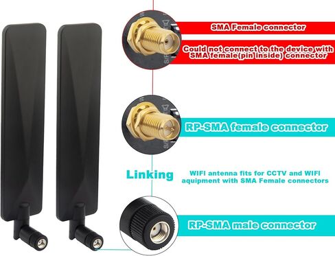 Cellular Trail Camera Replacement Upgraded High Gain 12dbi RP-SMA Male Antenna 4pcs in Saudi Arabia