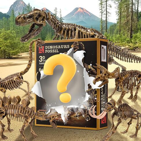VIBIRIT Dig Up Dinosaurs Skeleton Set,Dinosaur Digging Fossil Kit Model Toys,Excavation Kits for kids5-12year,Educational Realistic Toys for Kids,Boys,Girls in Saudi Arabia