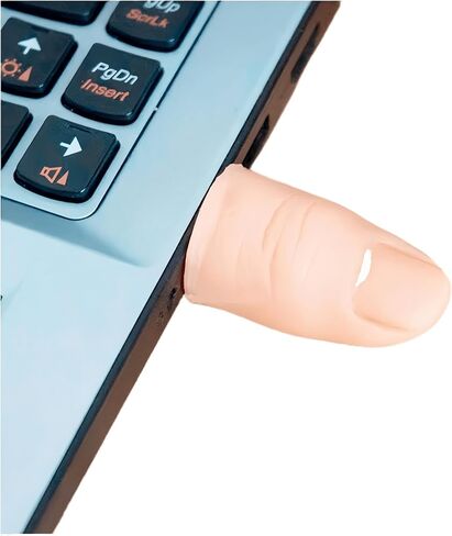 64GB Finger Shaped USB Flash Drive Data Storage Cartoon Pendrive Novelty Cute Memory Stick in Saudi Arabia