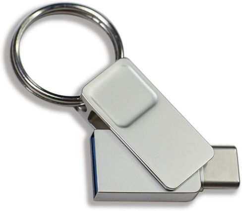 64GB Dual USB Flash Drive, USB A and Type C Storage Thumb Drive Memory Stick, Metal in Saudi Arabia