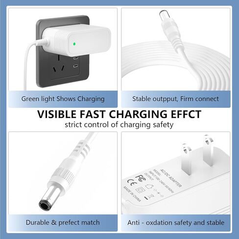 24V Power Adapter Compatible with Hatch Restore 3 and Restore 2 Sunrise Alarm Clock, Sound Machine, Smart Light Power Cord in Saudi Arabia