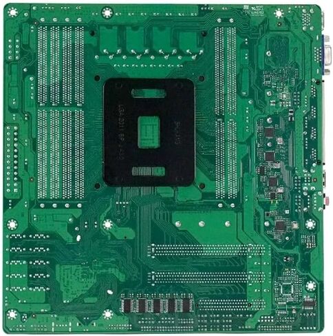اللوحة الأم لسلسلة معالجات Xeon E5-V3/V4 (mATX، LGA2011-3، 6 x DDR4، 10 x SATA 3.0، PCIe x16، PCIe x8، Dual M.2 NVMe، USB 3.0، 4X 2.5G LAN، لوحة توجيه ناعمة C612) in Kuwait