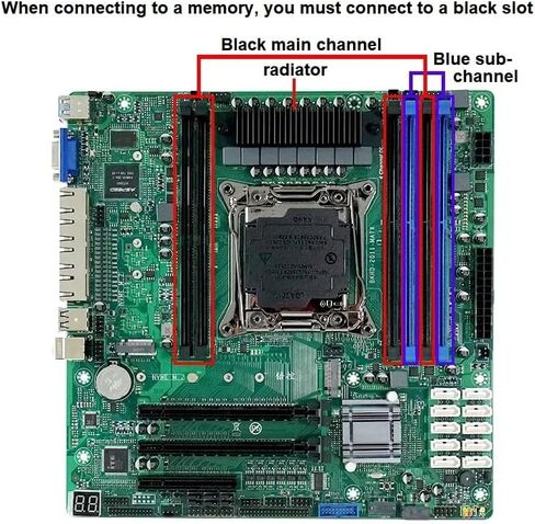 اللوحة الأم لسلسلة معالجات Xeon E5-V3/V4 (mATX، LGA2011-3، 6 x DDR4، 10 x SATA 3.0، PCIe x16، PCIe x8، Dual M.2 NVMe، USB 3.0، 4X 2.5G LAN، لوحة توجيه ناعمة C612) in Kuwait