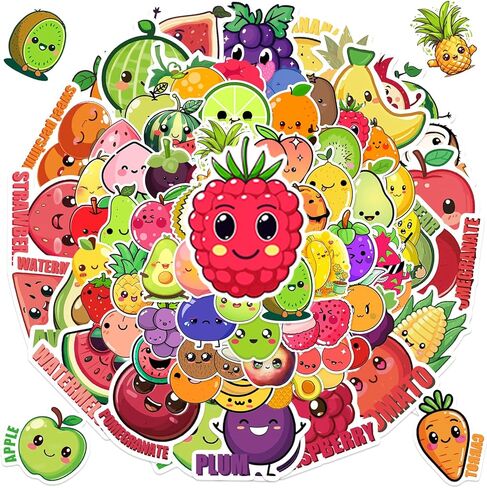 100PCS Animal Stickers and Vinyl Decals – Cute Monster & Critter Waterproof Stickers for Journals, Scrapbooks, Water Bottles, Laptops – Great for Kids, Teens, Boys, Girls in Kuwait