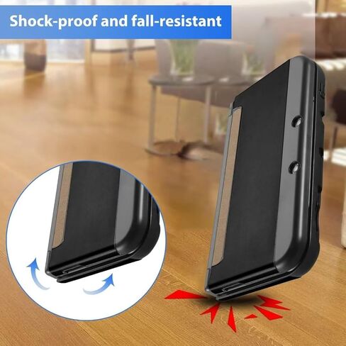 Black Trendy Shockproof Protector Case Cover Hard Shell Skin for New Nintendo 3DS LL XL 2015 - Anti-Scratch, Anti-Slip, Dustproof in Saudi Arabia