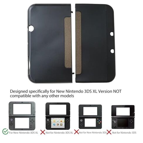 Black Trendy Shockproof Protector Case Cover Hard Shell Skin for New Nintendo 3DS LL XL 2015 - Anti-Scratch, Anti-Slip, Dustproof in Saudi Arabia