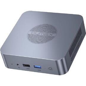 N100 Mini PC, Intel Alder Lake N100, 16GB DDR4 500GB PCIe3.0 SSD, Dual LAN Mini Computer Support 4K Dual HDMI, WiFi5/BT5.0/USB3.2, Built-in 45W Power Supply Office Desktop PC in Saudi Arabia