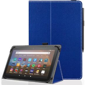 حافظة تابلت أندرويد 11 12 بوصة، غطاء حامل نحيف قابل للطي لـ 10.9 بوصة 11 بوصة 11.5 بوصة 12 بوصة وجميع حافظات الكمبيوتر اللوحي التي تعمل باللمس مقاس 11 بوصة - 12 بوصة مع حامل قلم ستايلس، ظهر in Kuwait