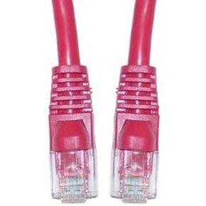 كابل Cat5e Red Ethernet Crossover - حذاء بدون تشابك/مصبوب - 1 قدم in Kuwait