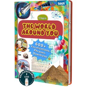 كتاب صوتي تفاعلي باللغة الإنجليزية للأطفال، كتاب ناطق للأبجدية والأرقام للأطفال الصغار من سن 3 إلى 5 سنوات، لعبة سفر تعليمية ABC لمرحلة ما قبل المدرسة للأولاد والبنات هدية عيد ميلاد بعمر 3 4 5 6 سنوات، لعبة التوحد الحسية، 600+ صوت in Kuwait