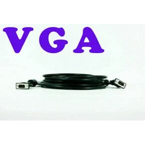 جديد VGA كابل موسع الكمبيوتر HD مراقب 17ft ذكر إلى ذكر 15Pin PC تمديد in Saudi Arabia