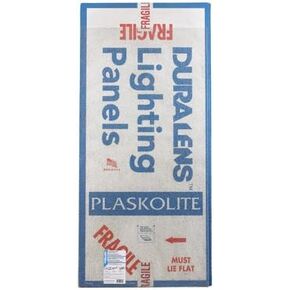 PLASKOLITE 1430083A Durableness Premium Grade Acrylic Lighting Diffuser, Cracked Ice Clear, 23-3/4 in. X 47-3/4 in, 20 Per Case-2487687, 23-3/4" x 47-3/4" in Saudi Arabia
