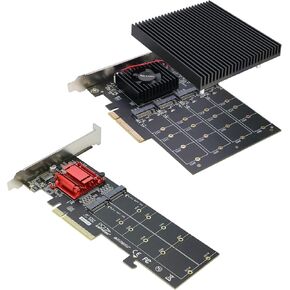 Dual NVMe PCIe Adapter+ Quad NVMe PCIe Adapter in Saudi Arabia