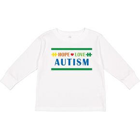 تي شيرت Inktastic Autism Awareness Quote للأطفال الصغار بأكمام طويلة in Saudi Arabia