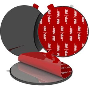 قرص تثبيت لوحة القيادة لحامل الهاتف بكأس الشفط، مزود بمادة لاصقة قوية 3M. 3.25 بوصة طول مدمج من الفولاذ المقاوم للصدأ. وسادة لاصقة ناعمة ومقاومة لدرجات الحرارة العالية، مجموعة مكونة من 3 قطع in Kuwait