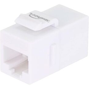 وصلة NavePoint CAT5E Keystone، أنثى RJ45(8x8)، أداة إضافية، لدن بالحرارة، أبيض، 15 حزمة in Kuwait