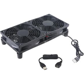 USB 5V2A Powered Fan For Effective Heat Dissipation Suitable For Router Gaming Console And More in Kuwait