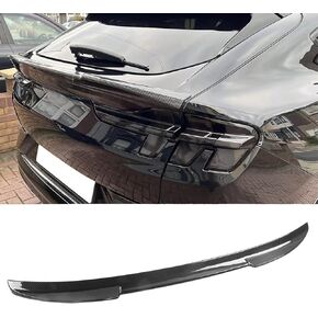 FREEMOTOR802 Rear Trunk Spoiler Wing, Fits 2021-2025 Ford Mustang Mach-E, IKON Style Matte Black ABS Plastic MID Racing Deck Lid Spoiler Tail Lip Exterior Styling Trim in Saudi Arabia