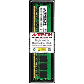 A-Tech ذاكرة وصول عشوائي 2 جيجا بايت لبرج DELL VOSTRO 220 MINI | وحدة ترقية الذاكرة DDR2 800 ميجا هرتز DIMM PC2-6400 240-Pin غير ECC UDIMM in Kuwait