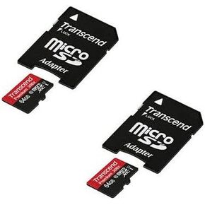 Veho Muvi-X Quadcopter Drone Memory Card 2 x 64GB microSDHC Memory Card with SD Adapter (2 Pack) in Saudi Arabia
