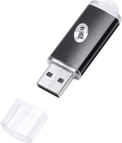 2 × قرص فلاش USB 2.0 بسعة 256 ميجابايت، أسود in Saudi Arabia