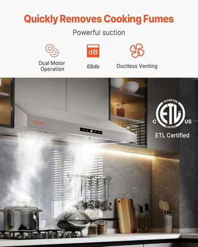 VEVOR 30 × 30.7 بوصة جدار درع الفولاذ المقاوم للصدأ لوحة سبلاش فضية لغطاء محرك السيارة غير القابل للصدأ باكسبلاش مع رف تخزين مدمج ورف معلق in Kuwait