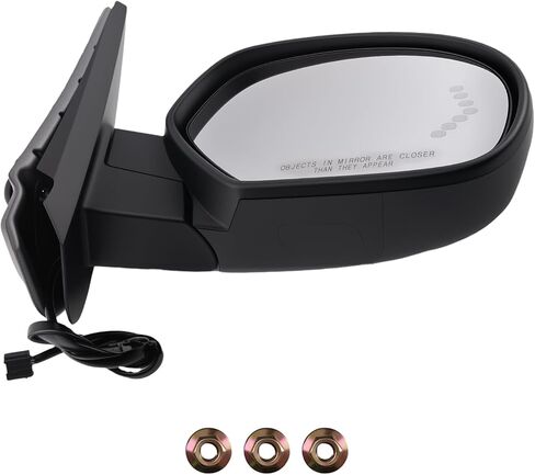 maXpeedingrods Pair Driver & Passenger Side View Mirrors Power for Chevy Silverado GMC Sierra 1500 2007-2013, Suburban Yukon XL 1500 2007-2014 Power Heated Manual Folding LED Arrow Turn Signal in Saudi Arabia