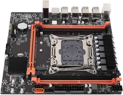 M ATX Motherboard, X99H Motherboard, 128G DDR4, SATA3.0, M.2 Slot, VGA and HD Multimedia, with LGA 2011 3 Support in Saudi Arabia