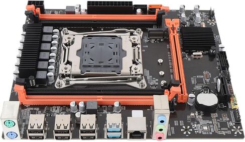 M ATX Motherboard, X99H Motherboard, 128G DDR4, SATA3.0, M.2 Slot, VGA and HD Multimedia, with LGA 2011 3 Support in Saudi Arabia