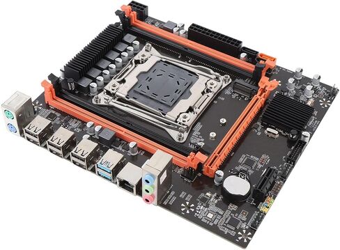 M ATX Motherboard, X99H Motherboard, 128G DDR4, SATA3.0, M.2 Slot, VGA and HD Multimedia, with LGA 2011 3 Support in Saudi Arabia